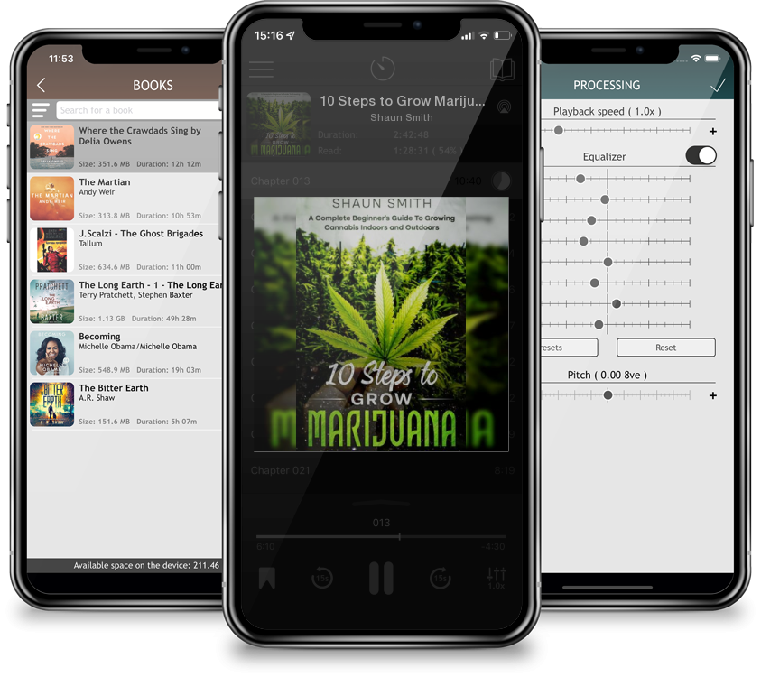 Audiobook 10 Steps to Grow Marijuana: A Complete Beginner\'s Guide To Growing Cannabis Indoors and Outdoors by Shaun Smith