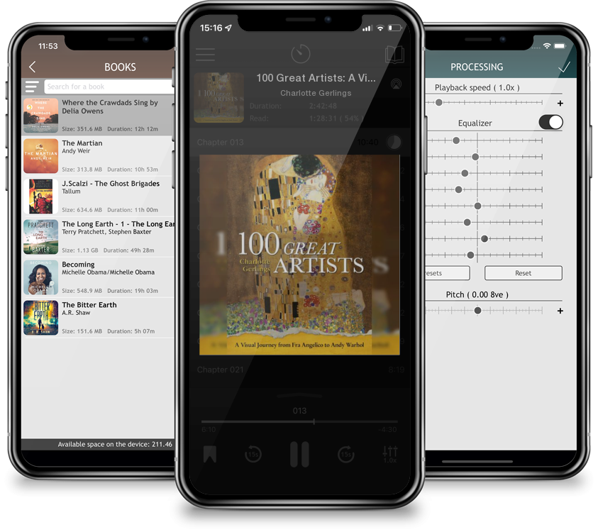 Audiobook 100 Great Artists: A Visual Journey from Fra Angelico to Andy Warhol by Charlotte Gerlings