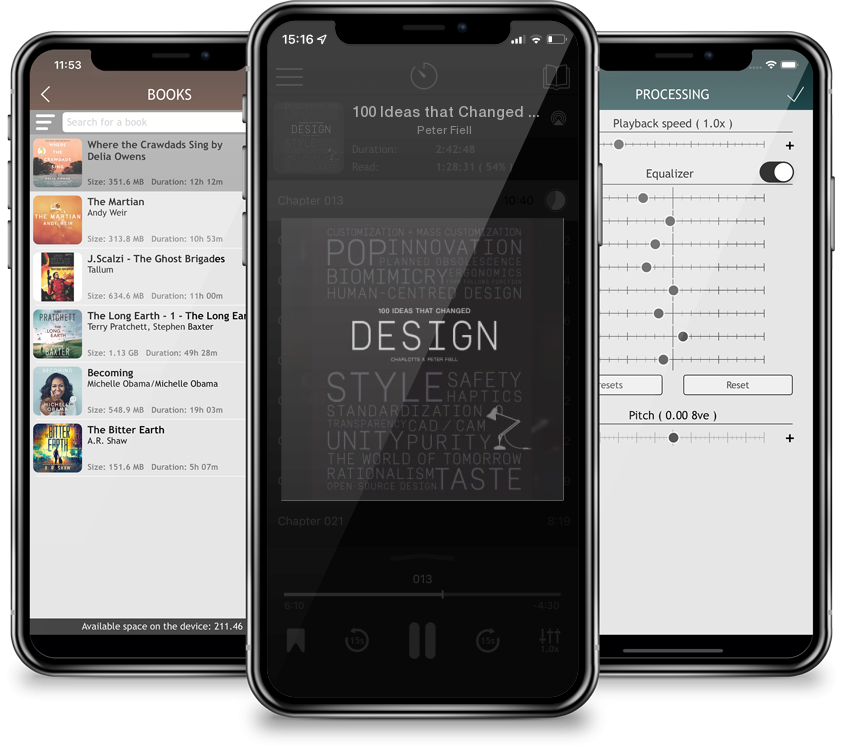 Audiobook 100 Ideas that Changed Design by Peter Fiell