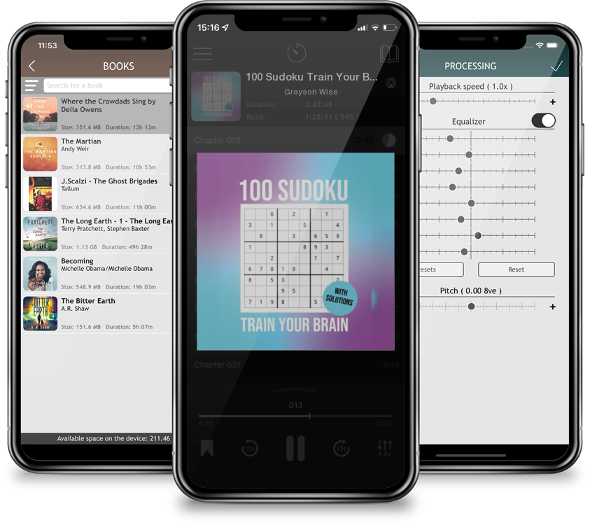 Audiobook 100 Sudoku Train Your Brain: Challenge, Tease, And Test Your Mental Prowess With these 100 Easy-To-Solve Sudoku Puzzles (Solutions Included). by Grayson Wise