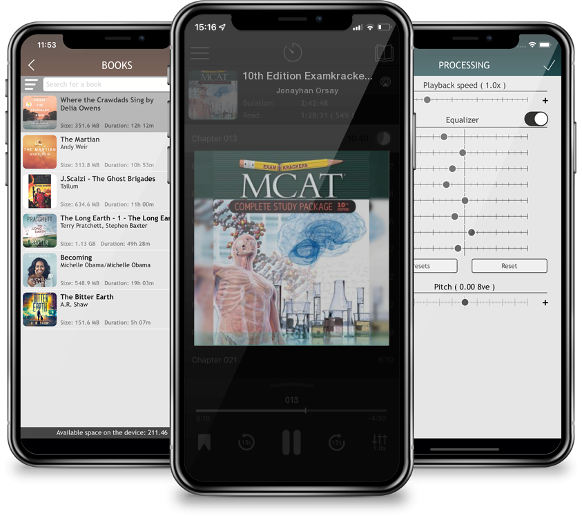 Audiobook 10th Edition Examkrackers MCAT Complete Study Package by Jonayhan Orsay