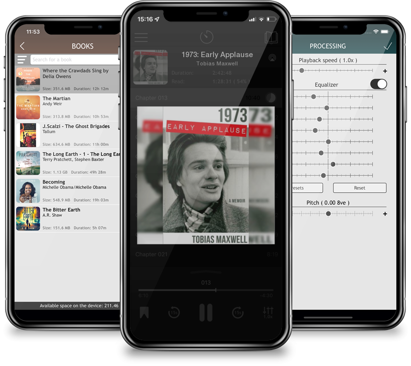 Audiobook 1973: Early Applause by Tobias Maxwell