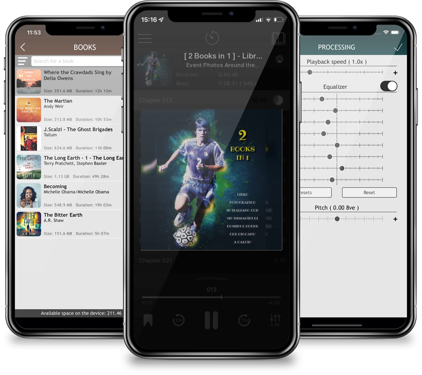 Audiobook [ 2 Books in 1 ] - Libro Fotografico in Italiano Con 170 Immagini Di Uomini E Donne Che Giocano a Calcio: Full Color Stock Images - High Resolution Ph by Event Photos Around the World
