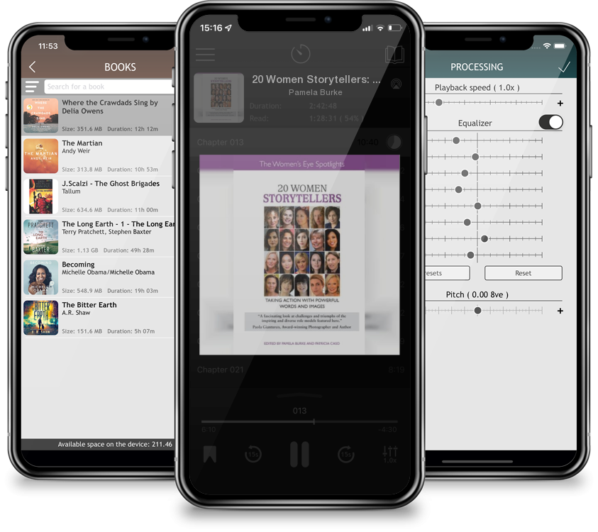 Audiobook 20 Women Storytellers: Taking Action with Powerful Words and Images by Pamela Burke