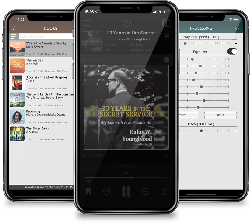 Audiobook 20 Years in the Secret Service: My Life with Five Presidents by Rufus W. Youngblood