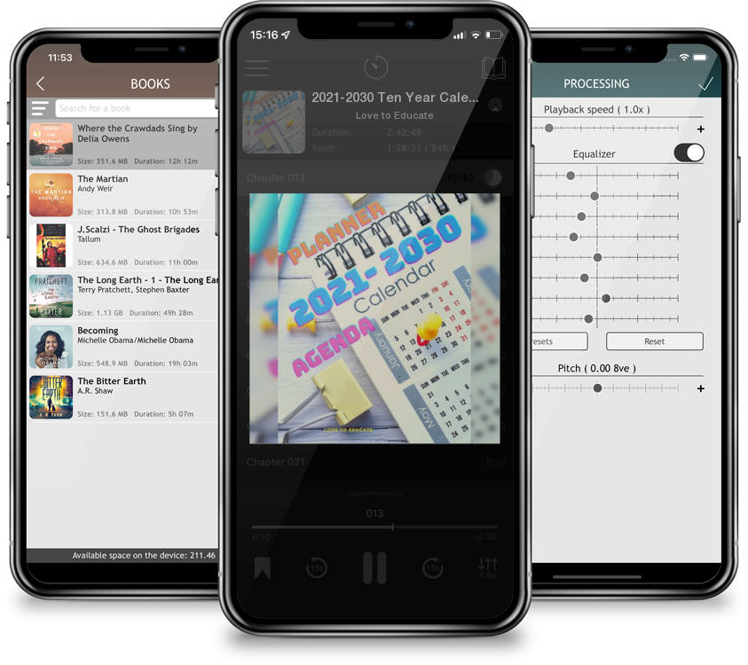 Audiobook 2021-2030 Ten Year Calendar: 10 Year Monthly Planner,120 Months Calendar Schedule Organizer Agenda, Yearly Goals, Task and Checklist Logbook by Love to Educate