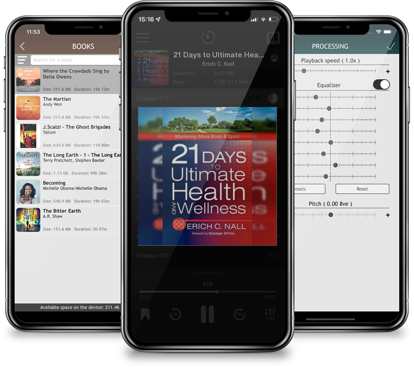 Audiobook 21 Days to Ultimate Health and Wellness by Erich C. Nall