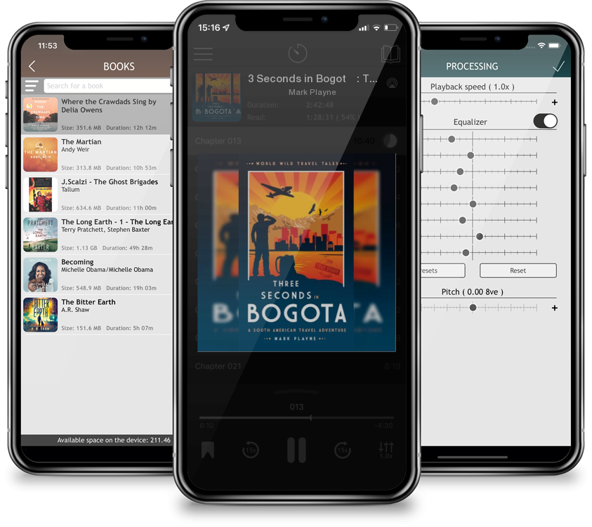 Audiobook 3 Seconds in Bogotá: The gripping true story of two backpackers who fell into the hands of the Colombian underworld. by Mark Playne