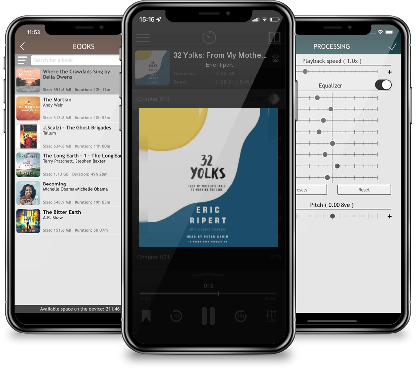 Audiobook 32 Yolks: From My Mother\'s Table to Working the Line (CD-Audio) by Eric Ripert