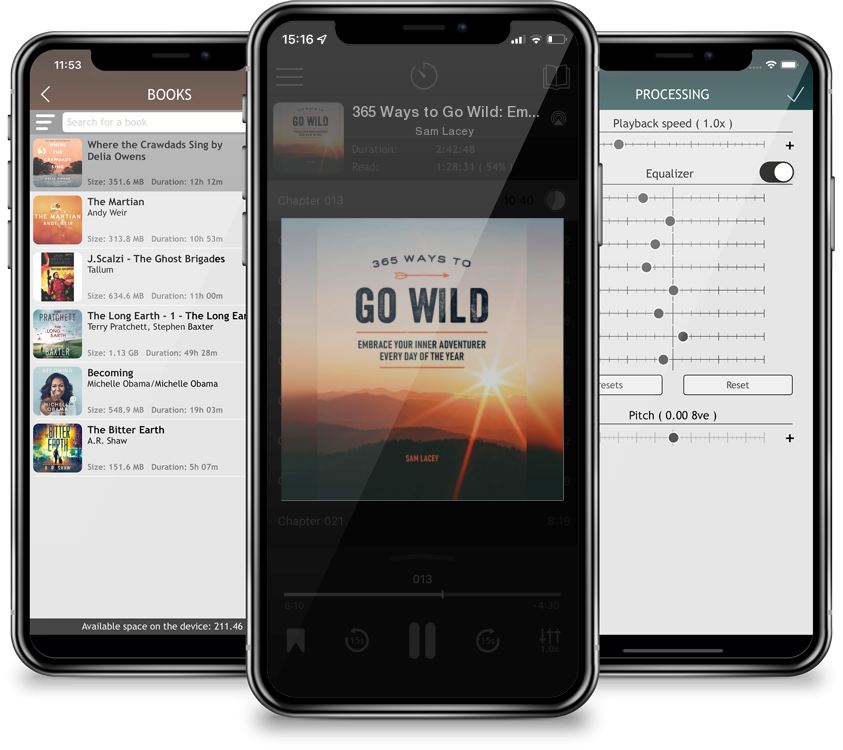 Audiobook 365 Ways to Go Wild: Embrace Your Inner Adventurer Every Day of the Year by Sam Lacey