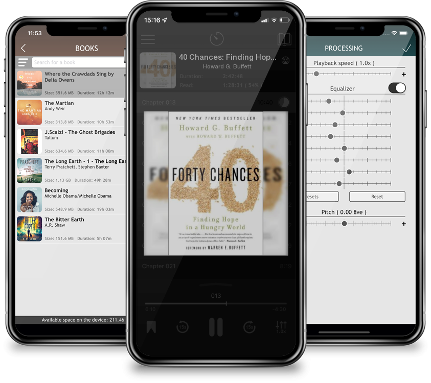 Audiobook 40 Chances: Finding Hope in a Hungry World by Howard G. Buffett