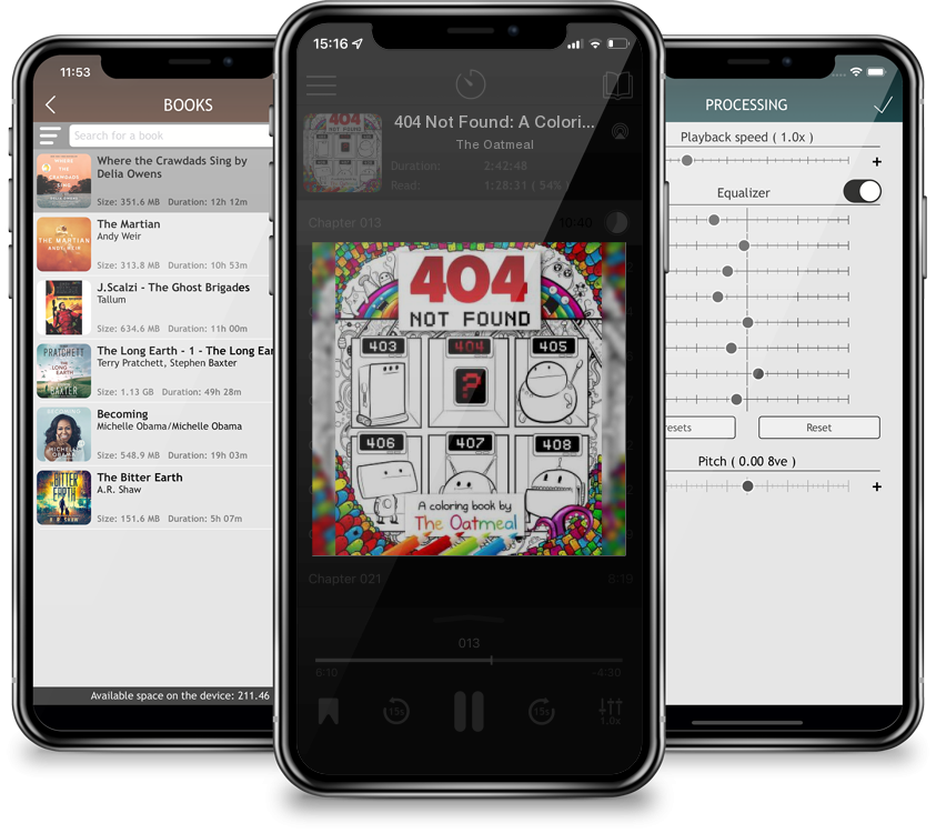 Audiobook 404 Not Found: A Coloring Book by The Oatmeal by The Oatmeal