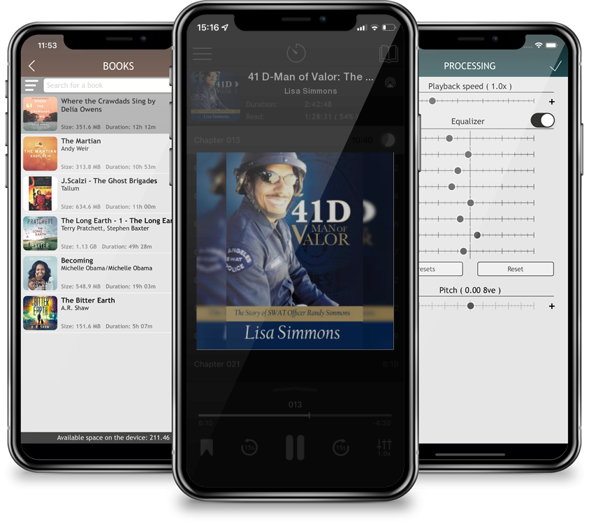 Audiobook 41 D-Man of Valor: The Story of SWAT Officer Randy Simmons by Lisa Simmons