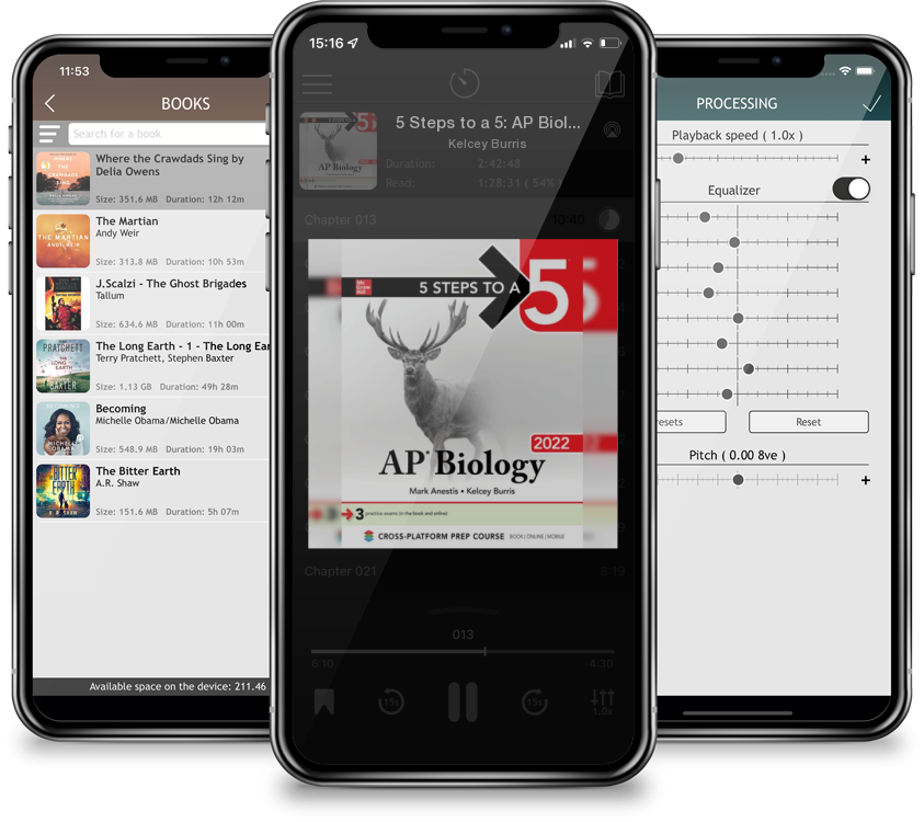 Audiobook 5 Steps to a 5: AP Biology 2022 by Kelcey Burris