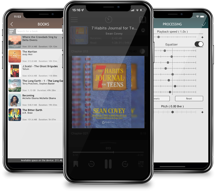 Audiobook 7 Habits Journal for Teens by Sean Covey