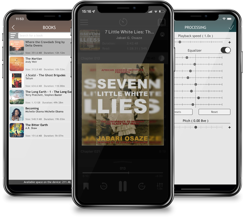 Audiobook 7 Little White Lies: The Conspiracy to Destroy the Black Self-Image by Jabari G. Osaze