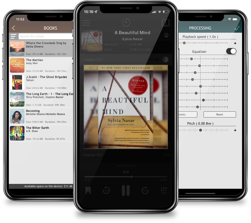 Audiobook A Beautiful Mind by Sylvia Nasar