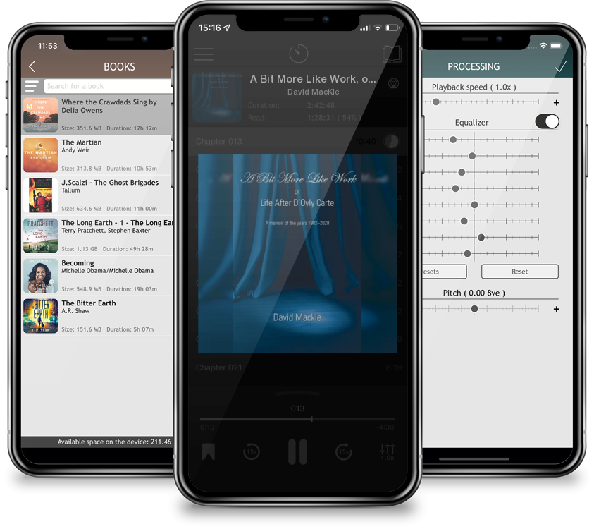 Audiobook A Bit More Like Work, or Life After D\'Oyly Carte by David MacKie
