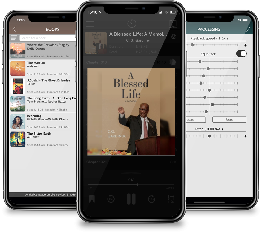 Audiobook A Blessed Life: A Memoir by C. G. Gardiner