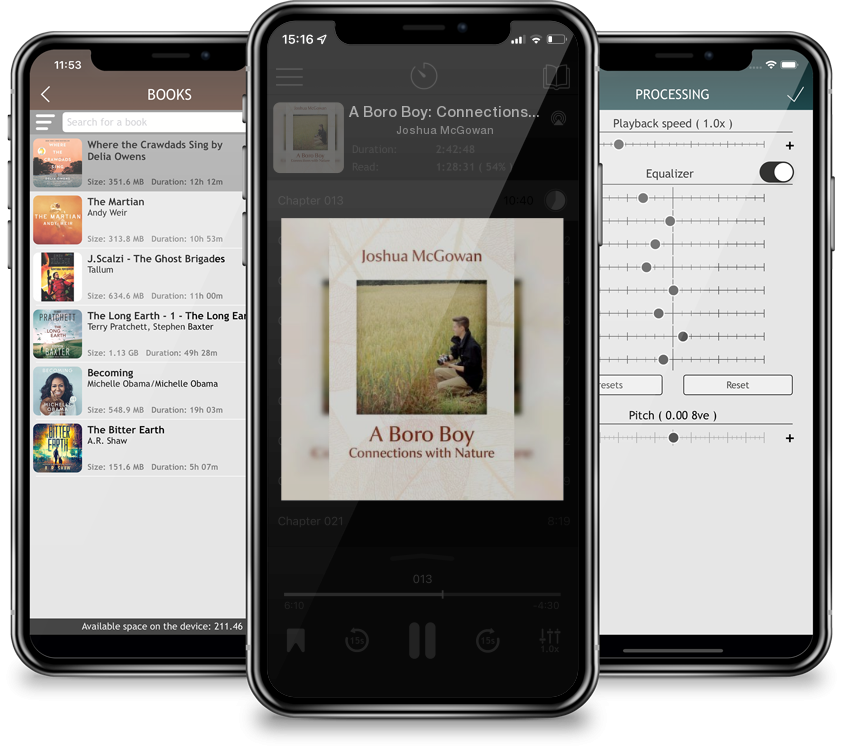 Audiobook A Boro Boy: Connections with Nature by Joshua McGowan