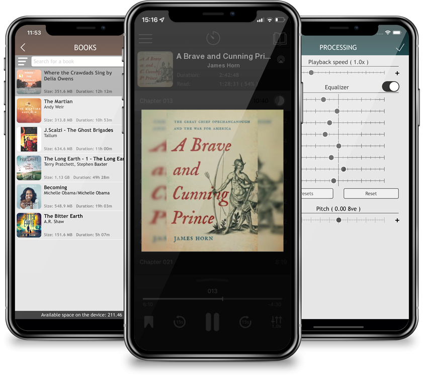 Audiobook A Brave and Cunning Prince: The Great Chief Opechancanough and the War for America by James Horn