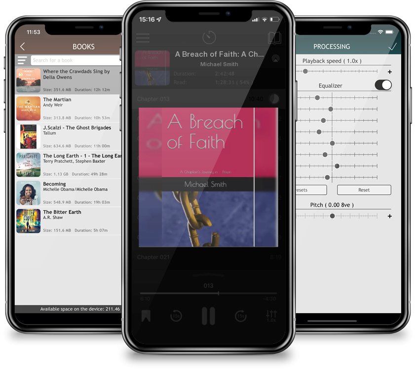 Audiobook A Breach of Faith: A Chaplain\'s Journey in Prison by Michael Smith