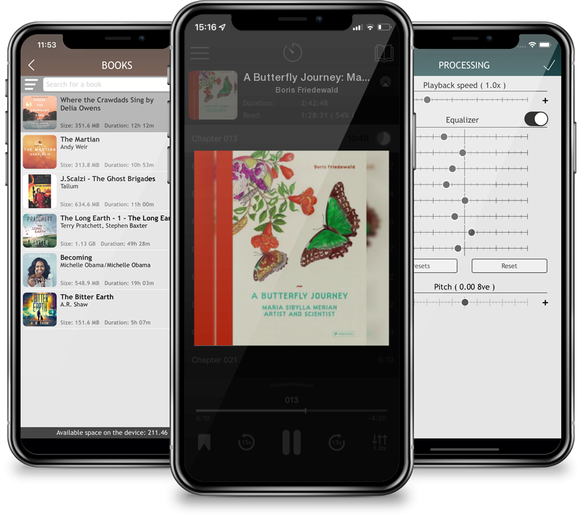 Audiobook A Butterfly Journey: Maria Sibylla Merian. Artist and Scientist by Boris Friedewald