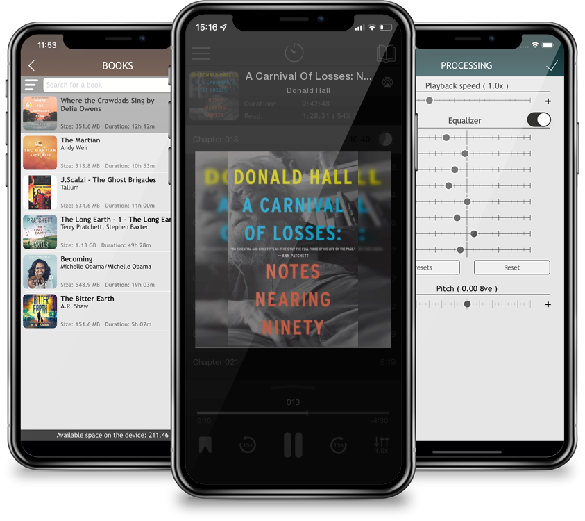 Audiobook A Carnival Of Losses: Notes Nearing Ninety by Donald Hall