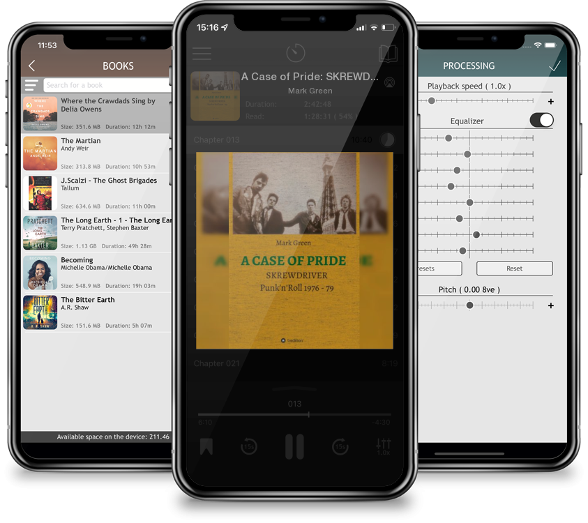 Audiobook A Case of Pride: SKREWDRIVER - Punk\'n\'Roll 1976 - 79 by Mark Green