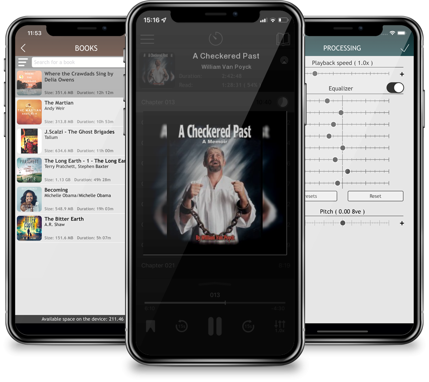 Audiobook A Checkered Past by William Van Poyck