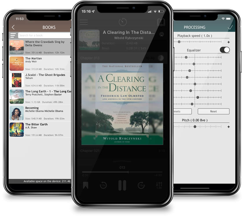 Audiobook A Clearing In The Distance: Frederick Law Olmsted and America in the 19th Century by Witold Rybczynski