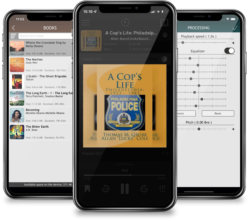 Audiobook A Cop\'s Life: Philadelphia: 1953 - 1983 by Allan "lucky" Cole