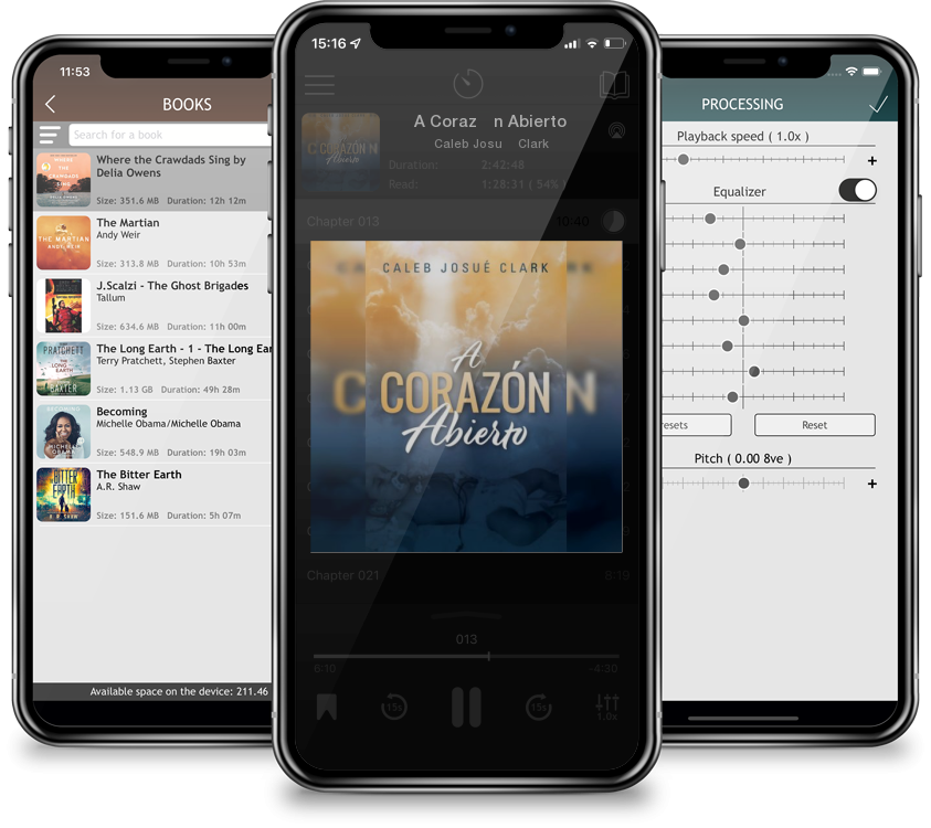 Audiobook A Corazón Abierto by Caleb Josué Clark