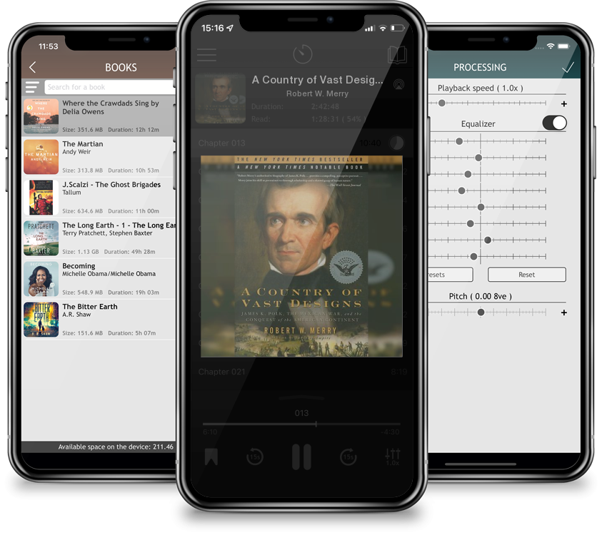 Audiobook A Country of Vast Designs: James K. Polk, the Mexican War and the Conquest of the American Continent by Robert W. Merry
