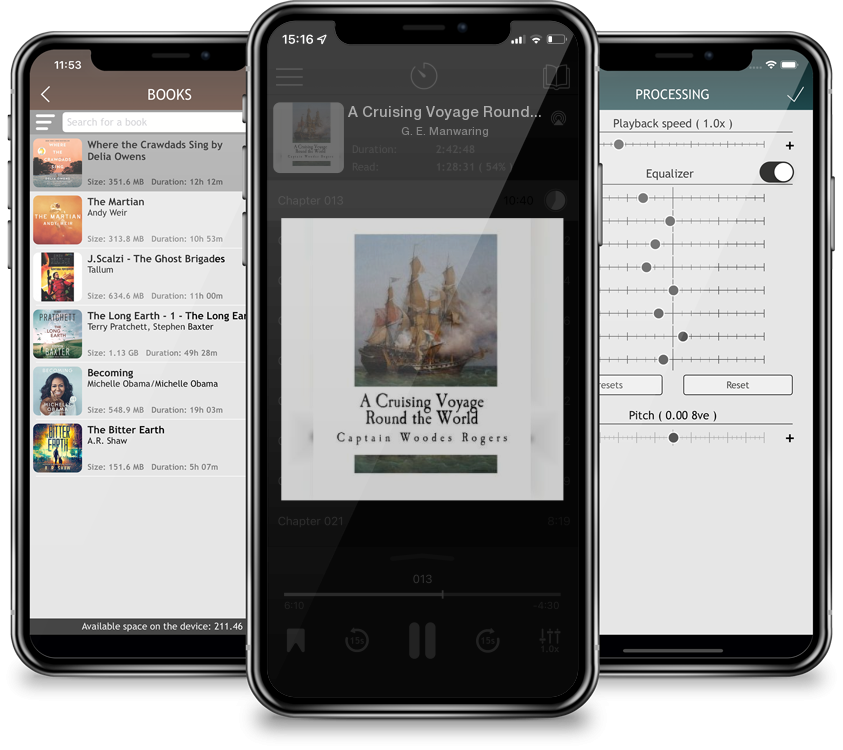 Audiobook A Cruising Voyage Round the World by G. E. Manwaring