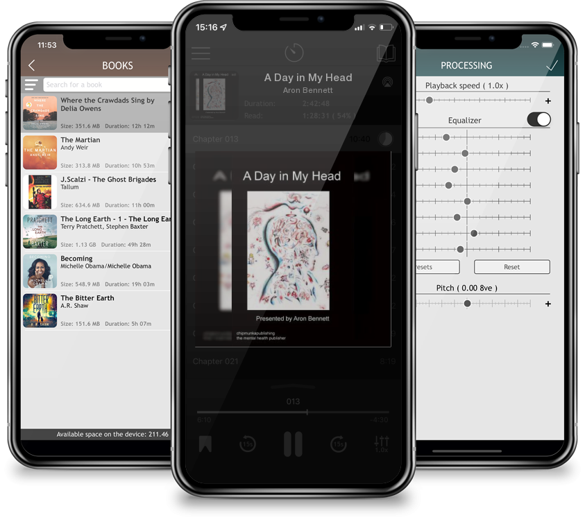 Audiobook A Day in My Head by Aron Bennett
