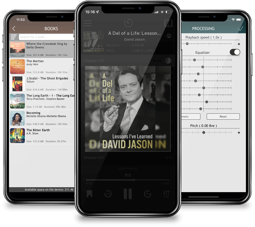 Listen A Del of a Life: Lessons I’ve Learned by David Jason in MP3 Audiobook Player for free