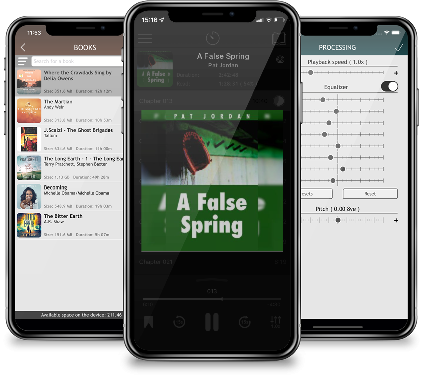 Audiobook A False Spring by Pat Jordan