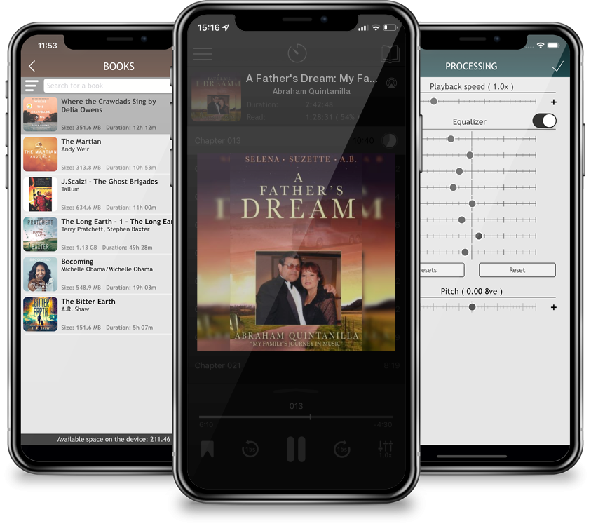 Audiobook A Father\'s Dream: My Family\'s Journey in Music by Abraham Quintanilla
