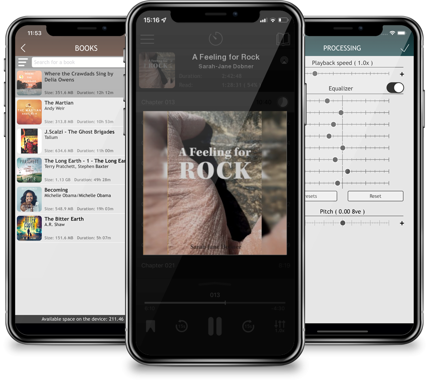 Audiobook A Feeling for Rock by Sarah-Jane Dobner