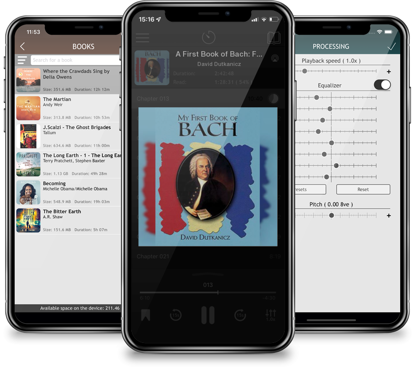 Audiobook A First Book of Bach: For the Beginning Pianist with Downloadable Mp3s (Dover Classical Music for Keyboard) by David Dutkanicz