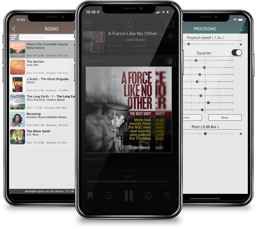 Audiobook A Force Like No Other: The Next Shift: More Real Stories from the Ruc Men and Women Who Policed the Troubles by Colin Breen