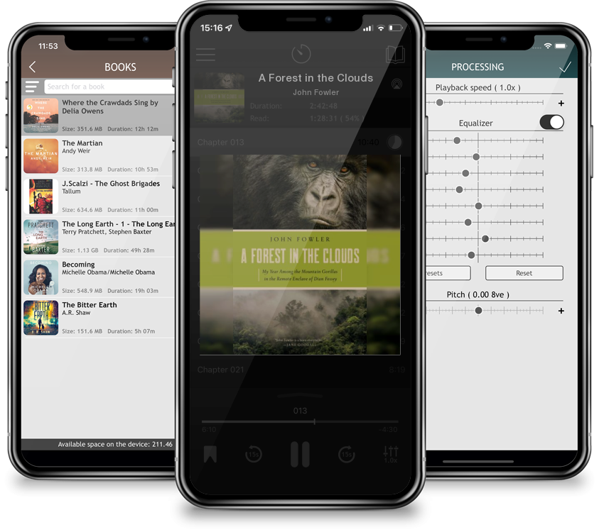 Audiobook A Forest in the Clouds by John Fowler