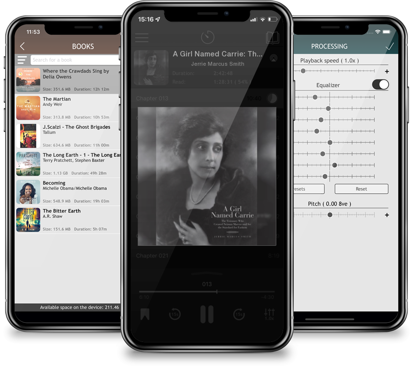 Audiobook A Girl Named Carrie: The Visionary Who Created Neiman Marcus and Set the Standard for Fashion by Jerrie Marcus Smith
