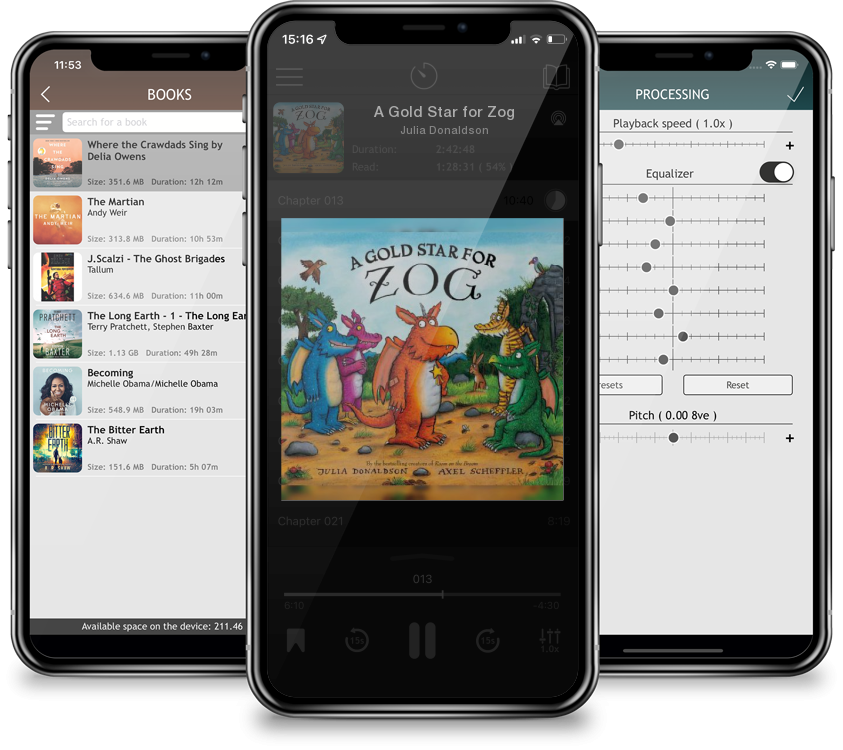 Audiobook A Gold Star for Zog by Julia Donaldson