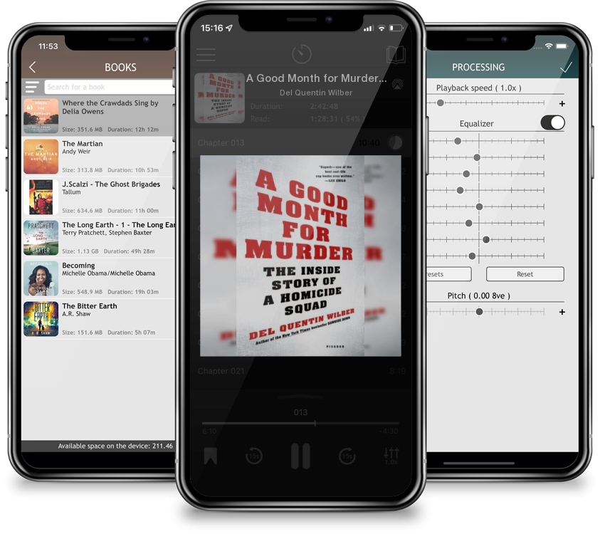 Audiobook A Good Month for Murder: The Inside Story of a Homicide Squad by Del Quentin Wilber