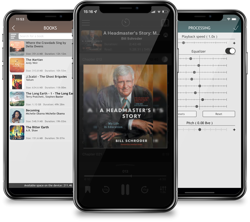 Audiobook A Headmaster\'s Story: My Life in Education by Bill Schroder