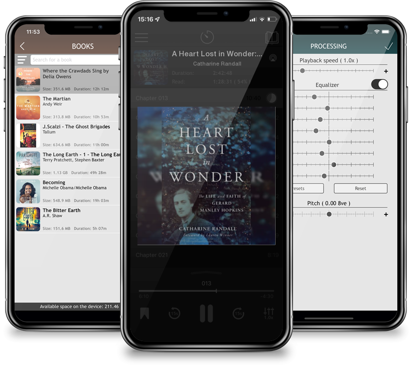 Audiobook A Heart Lost in Wonder: The Life and Faith of Gerard Manley Hopkins (Library of Religious Biography (Lrb)) by Catharine Randall