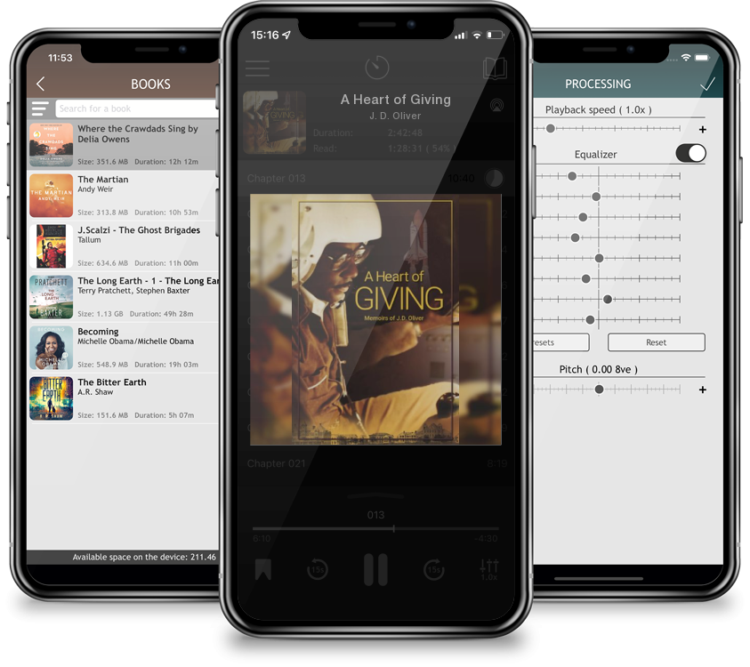 Audiobook A Heart of Giving by J. D. Oliver