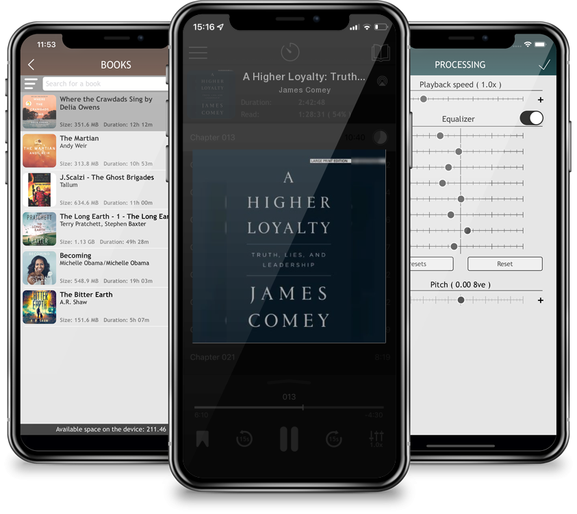 Audiobook A Higher Loyalty: Truth, Lies, and Leadership (Large Print / Paperback) by James Comey